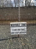 The 'kill zone". An area in front of the fence where prisoners were shot without thinking if they tried to enter. 